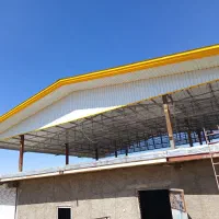 اجرای شیروانی سوله آلاچیق و