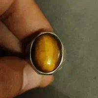انگشتر نقره چشم ببر