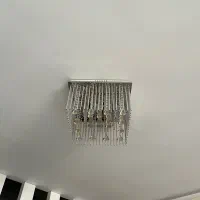 دو عدد لوستر سقفی اسپیکردار بلوتوثی در حد نو|لوستر و چراغ آویز|شیراز, شهرک گلدشت محمدی|دیوار