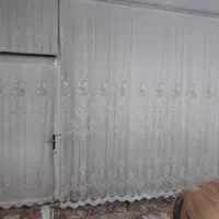 پرده شیک سالن در حد نو با تمام متعلقات|پرده، رانر، رومیزی|قم, شهرک توانیر|دیوار