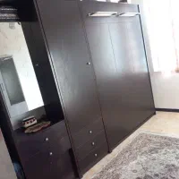 تخت دو نفره کم جا چوب کمجا