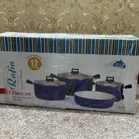 ست قابلمه گرانیتی هفت پارچه رافیا
