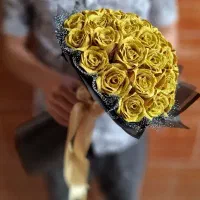 دسته گل روبانی / باکس گل / تک شاخه