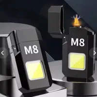 فندک شارژی المنتی چراغ دار
