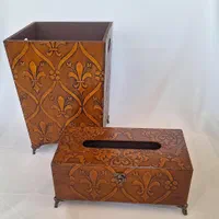 ست سطل و جا دستمال|صنایع دستی و سایر لوازم تزئینی|تهران, فدک|دیوار