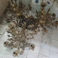 فروش خریدار لوستر اینه شمعدان برنزی کل تهران