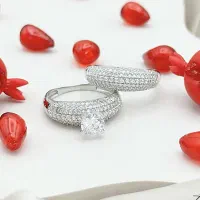 حلقه های نقره زنانه آبکاری طلا|جواهرات|اهواز, کیانپارس |دیوار