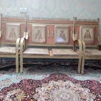 مبل سلطنتی فلزی|مبلمان خانگی و میز عسلی|خرم‌آباد, |دیوار