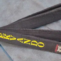 کمربند مشکی تکواندو