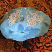 سنگ لاریمار ابی ۲۱کیلویی با جلای چرب شیشه ای