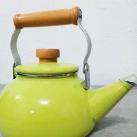 کتری لعابی خوش رنگ و کاملا نو
