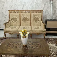 مبلمان کلاسیک ۹نفره بدون هیچ مشکلی|مبلمان خانگی و میز عسلی|تاکستان, |دیوار