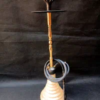 قلیان آکبند.با شیشه نسکافه ای