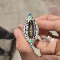 انگشتر نقره تمام جواهر