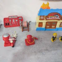 مجموعه آتش نشانی ،مخصوص دکور|مجسمه، تندیس، ماکت|بندر کنگان, |دیوار