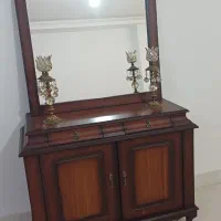 آینه کنسول و شمعدون