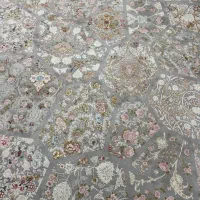 دو تخته فرش دست بافت گونه با قالیچه های ست