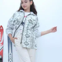 سویشرت زیپی پنبه دخترانه ۹ تا ۱۲