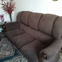 مبل 7نفره چوبی بسیار محکم و نو 3ماه استفاده شده
