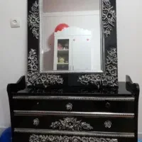 یک جفت شمعدان و یک جفت جا قرآنی زیبا|بوفه، ویترین، کنسول|گناباد, |دیوار