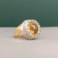 انگشتر سیترین سلطنتی