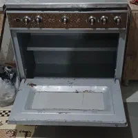 اجاق گاز ۵ شعله تمیز سالن بدون ایراد و پوسیدگی|اجاق گاز و لوازم برقی پختوپز|رودسر, |دیوار