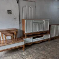 ست کامل اینه کنسول میزتلویزیون جاکفشی|بوفه، ویترین، کنسول|تهران, شهرک ولیعصر جنوبی|دیوار