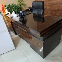 میز مدیریتی ال و کمد صندلی