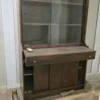 کتابخانه قدیمی چوب گردو