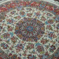 فرش دستبافت جفت دایره ۱/۵×۱/۵  رج ۴۰ خطیبی