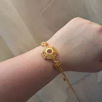 دستبند طرح طلا آبکاری طلا|بدلیجات|بندر گناوه, |دیوار