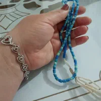 تسبیح آبی رنگ