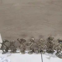 هفت عدد مجسمه برنزی کوچیک|مجسمه، تندیس، ماکت|تهران, سلسبیل شمالی|دیوار