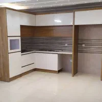 طراحی اجرای کابینت کمد دیواری کافه تی وی وال|خدمات پیشه و مهارت|آران و بیدگل, |دیوار