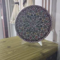 بشقاب مینا کاری بسیار زیبا و شیک|صنایع دستی و سایر لوازم تزئینی|قزوین, |دیوار