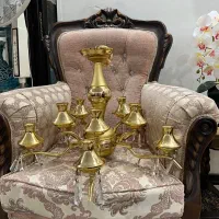 لوستر طلایی قدیمی