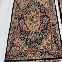 یک جفت فرش دستبافت چله و گل ابریشم|فرش|تهران, شوش|دیوار
