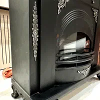 بخاری طرح شومینه|بخاری، هیتر، شومینه|مشهد, جانباز|دیوار