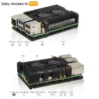 Raspberry PI5 رزبری 5 با لوازم جانبی|رایانه رومیزی|قم, حنیف نژاد|دیوار
