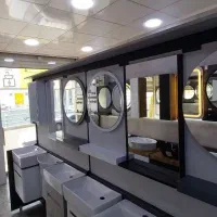 آیینه تاچدار /دفرمه/فریم استیل|لوازم سرویس بهداشتی|تهران, خلیج فارس|دیوار