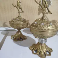 تعدادی وسایل برنزی درحد نو|ساعت دیواری و تزئینی|تبریز, |دیوار