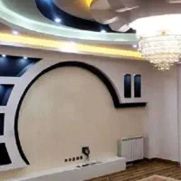 گچکاری باکیفیت وبانازلترین قیمت برای شما دوستان|خدمات پیشه و مهارت|آبیک, |دیوار
