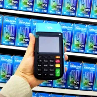 دستگاه کارتخوان سیار  i90وکش لس ( 4G و WIFI دار)