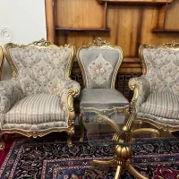 مبل استیل سلطنتی/ تمام چوب-۲۸ نفر|مبلمان خانگی و میز عسلی|مشهد, آپارتمان های مرتفع|دیوار