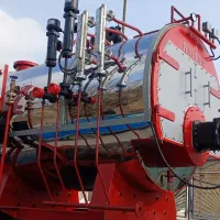 دیگ بخار /روغن داغ همراه منابع انبساط و ذخیره