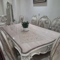 میز غذاخوری ۶نفره تمام چوب راش|میز و صندلی غذاخوری|تهران, شهرک ولیعصر شمالی|دیوار
