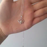 گردنبند مرواریدی نقره
