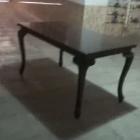 میز غذا خوری چوبی|میز و صندلی غذاخوری|ابهر, |دیوار