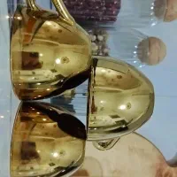 ۱۲ عدد استکان طلایی