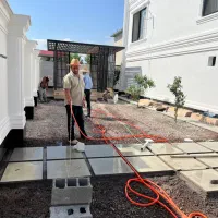 اجرای فضای سبز و محوطه سازی ویلا